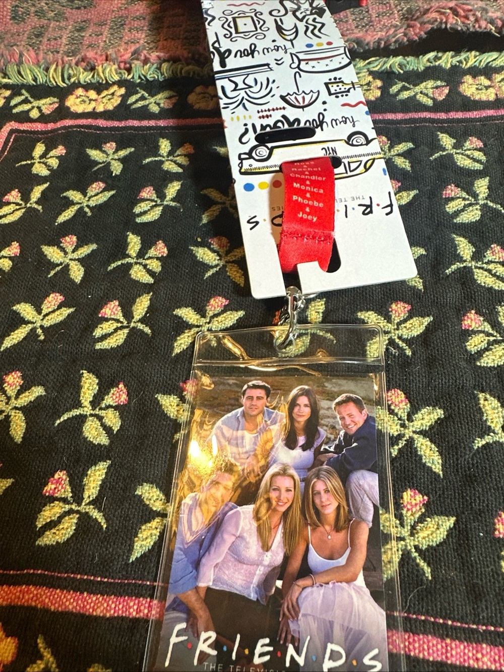 Friends TV Show Lanyard ID Badge Holder Official Con Accessory Travel Gear NEW